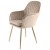 Genesis Muse Chair in Velvet Fabric - Taupe