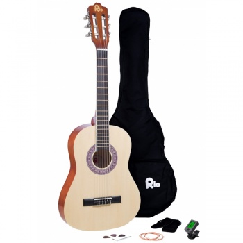 Rio 3/4 size (36'') Junior Classical Guitar - Natural