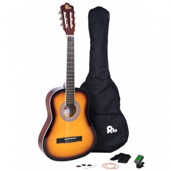 Rio 4/4 size (39'') Acoustic Classical Guitar - Sunburst