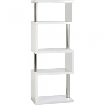 Charisma 5 Shelf Unit - White Gloss