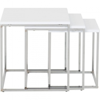 Charisma Nest of Tables - White