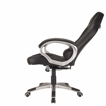 RayGar Deluxe Padded Sports Racing, Gaming & Office Chair - Black