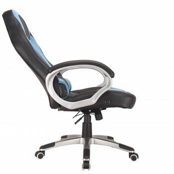 RayGar Deluxe Padded Sports Racing, Gaming & Office Chair - Blue