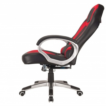 RayGar Deluxe Padded Sports Racing, Gaming & Office Chair - Red