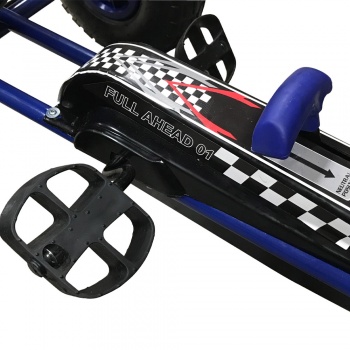 Kiddo Kids Racer Pedal Go-Kart 4-8 Years - Blue