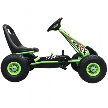 Kiddo Kids Racer Pedal Go-Kart 4-8 Years - Green