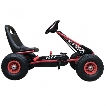 Kiddo Kids Racer Pedal Go-Kart 4-8 Years - Red