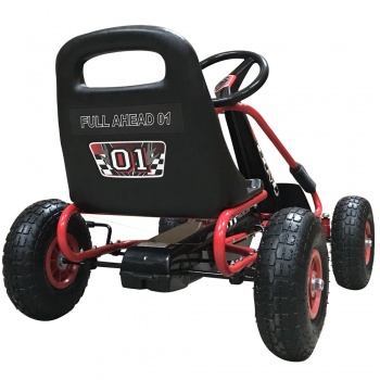 Kiddo Kids Racer Pedal Go-Kart 4-8 Years - Red