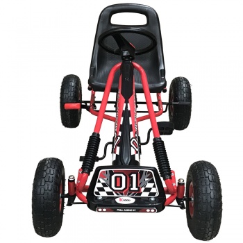 Kiddo Kids Racer Pedal Go-Kart 4-8 Years - Red