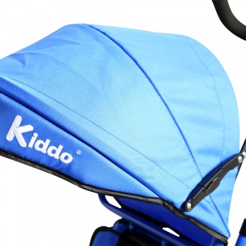 Kiddo Trike 4-in-1 Improved Smart Design with Added Features - Blue