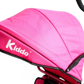 Kiddo Trike 4-in-1 Improved Smart Design with Added Features - Pink