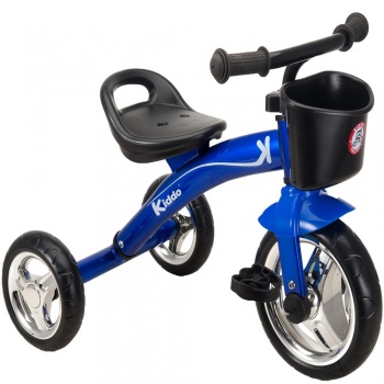 Kiddo Kids Trike 3 Wheel Childrens Ride On Tricycle - Blue