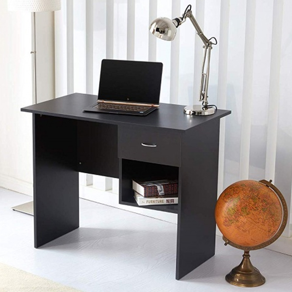 RayGar Computer Desk with Drawer and Open Storage Space for Home and