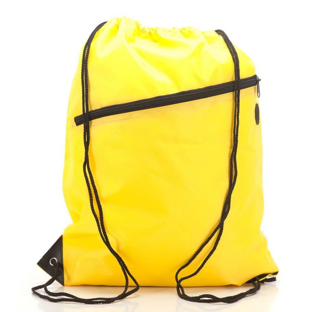 RayGar Drawstring Bags for School/Sport Pack of 10 - Yellow
