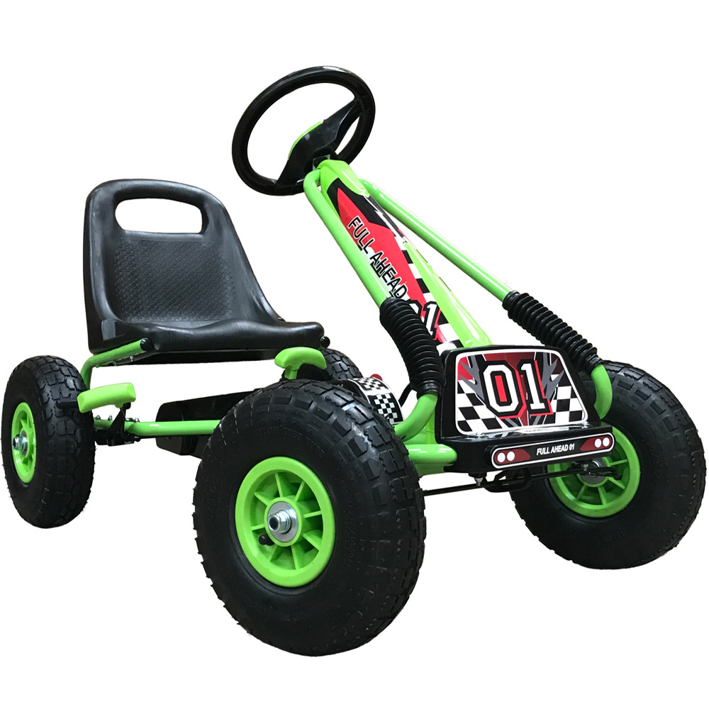 Kiddo Kids Racer Pedal Go-Kart 4-8 Years - Green