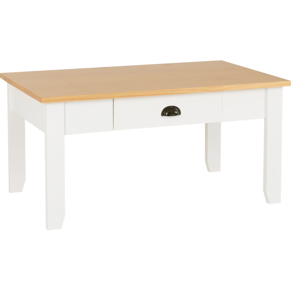 Ludlow Coffee Table - White & Oak