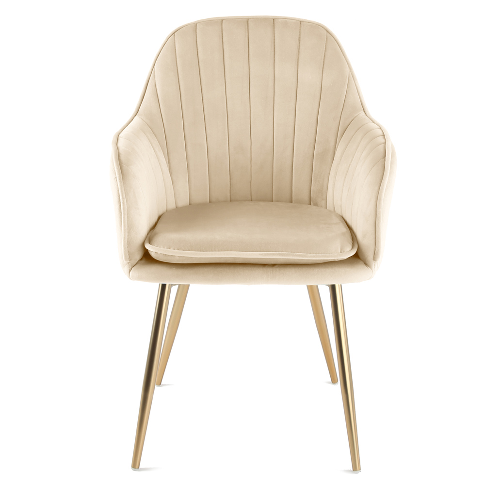 Woonkamer - Metalen - Grijze - Met rugleuning - Taupe