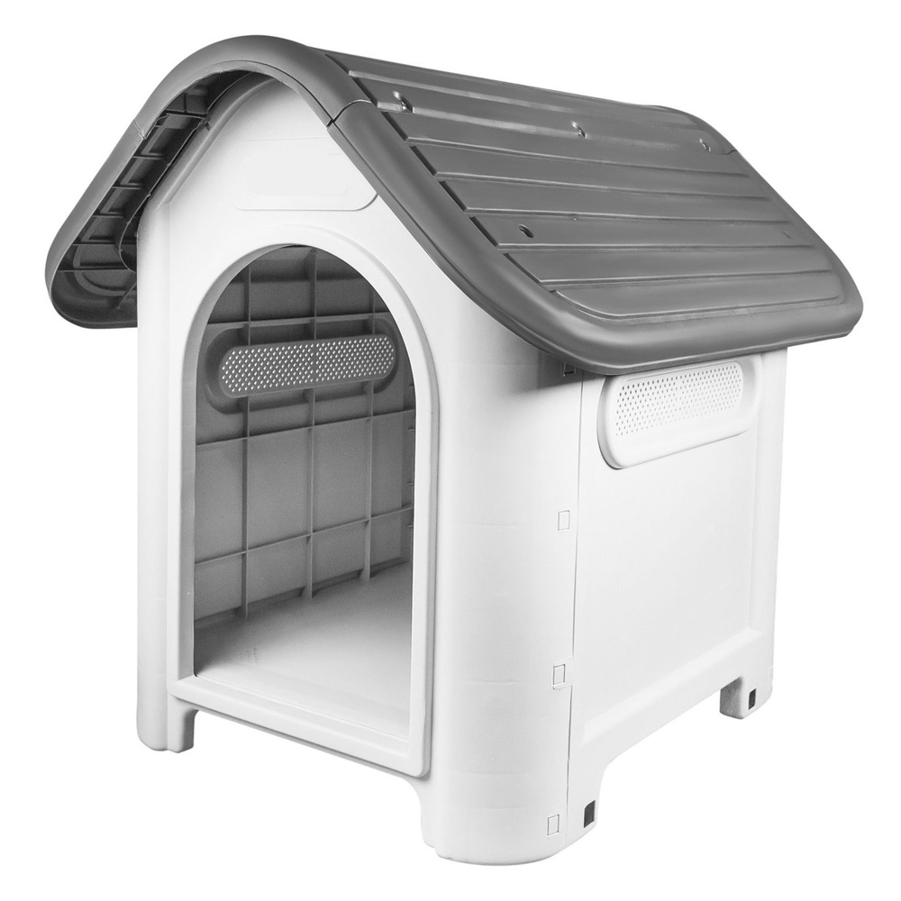 RayGar Plastic Pet Kennel - Grey