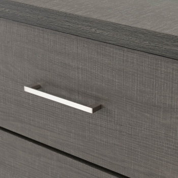 Lisbon 3 Drawer Chest - Black Wood Grain