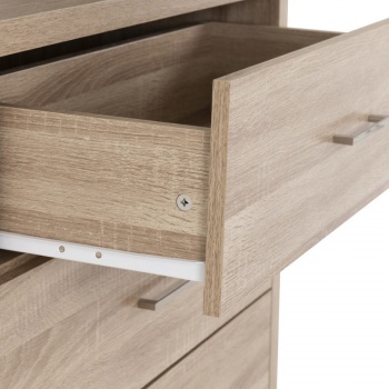 Lisbon 3 Drawer Chest - Light Oak Effect Veneer