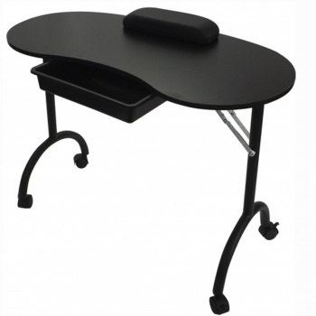 RayGar Manicure Nail Beauty Table - Black