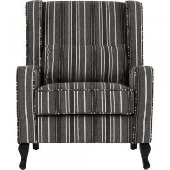 Sherborne Fireside Chair - Grey Stripe