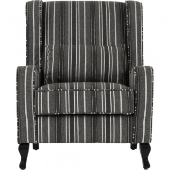 Sherborne Fireside Chair - Grey Stripe