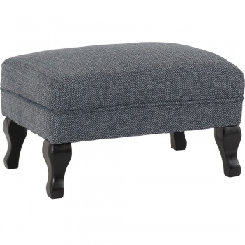 Sherborne Footstool - Slate Blue