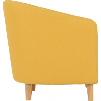 Tempo Tub Chair in Fabric - Mustard